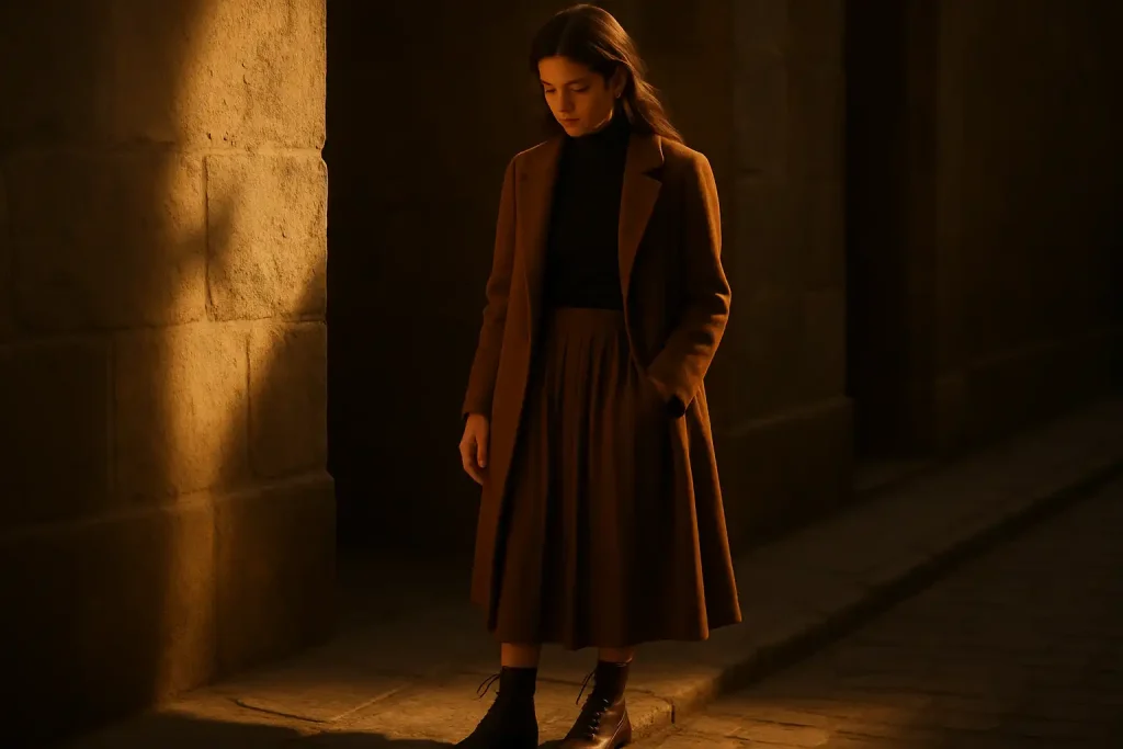 Comment styliser des bottines à lacets en hiver ?
