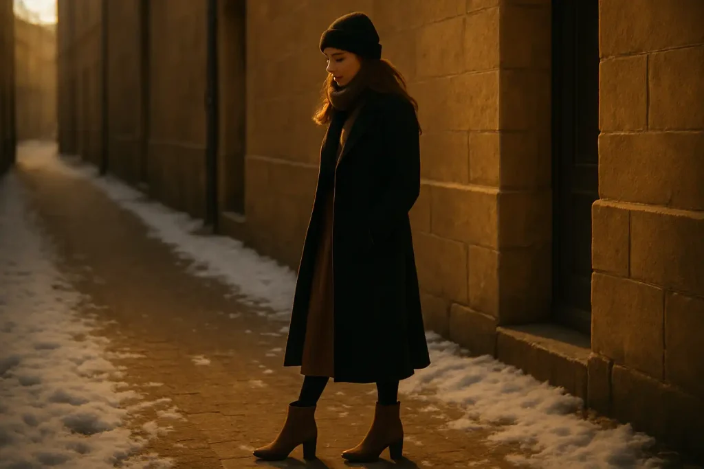 Peut-on porter des bottines à talon quand il fait froid ?