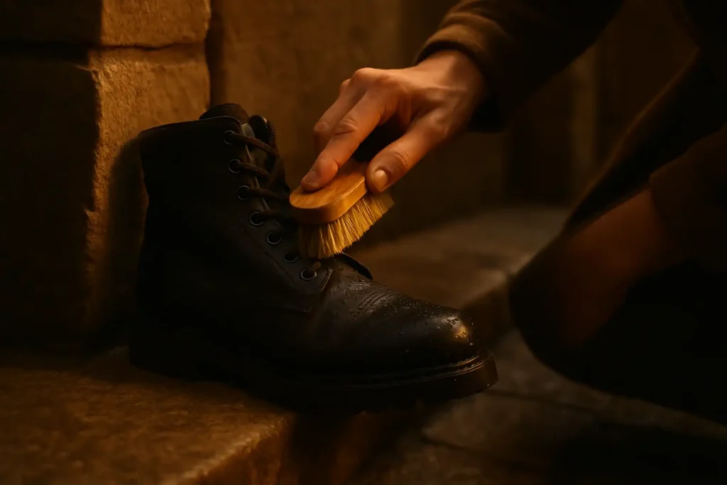 Comment nettoyer ses boots après une averse printanière ?