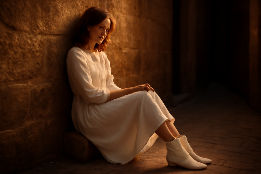 Comment créer un look estival avec des bottines blanches ?