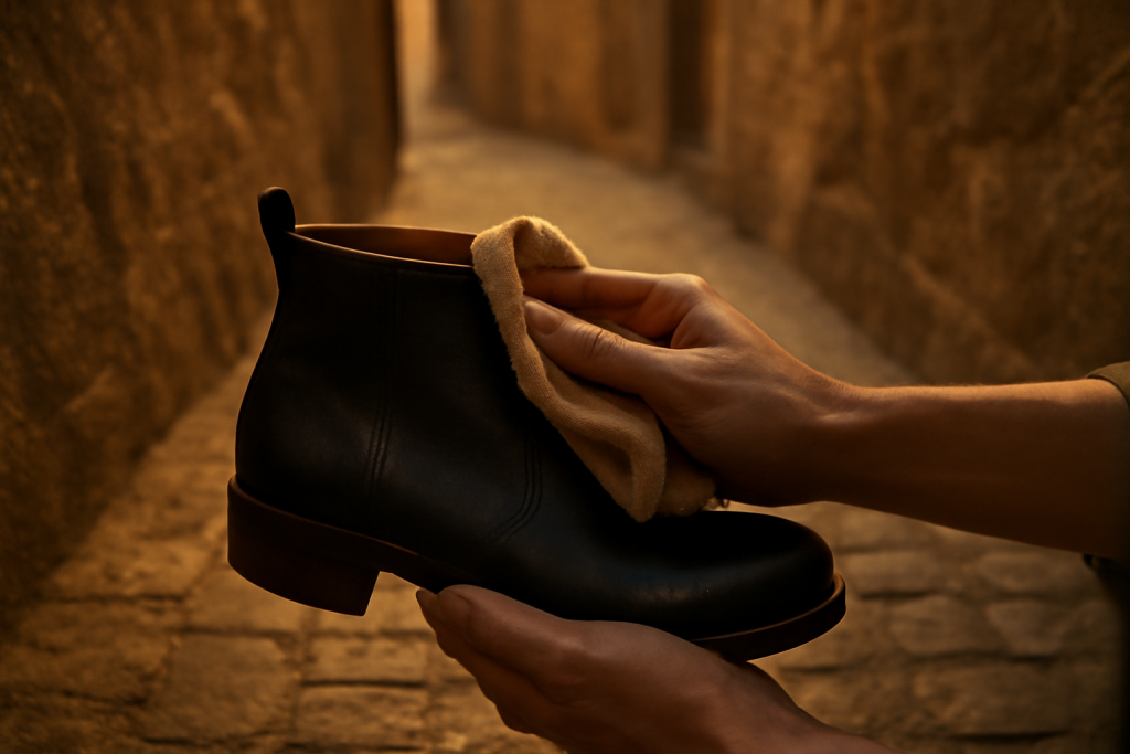 Comment nettoyer la doublure intérieure des bottines ?