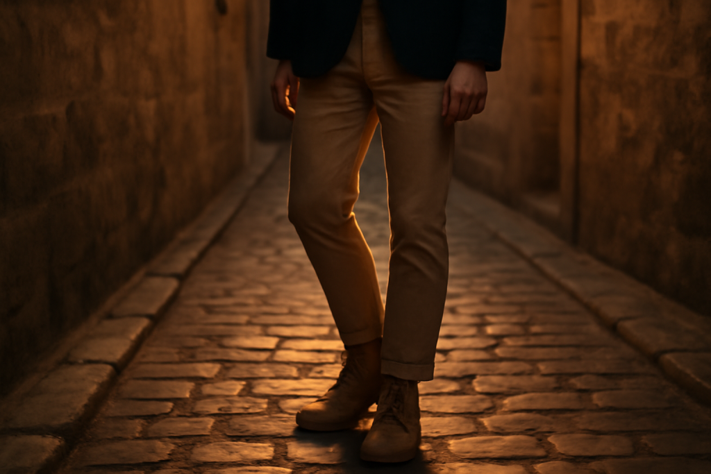 Comment porter des boots clairs avec un pantalon d’été ?