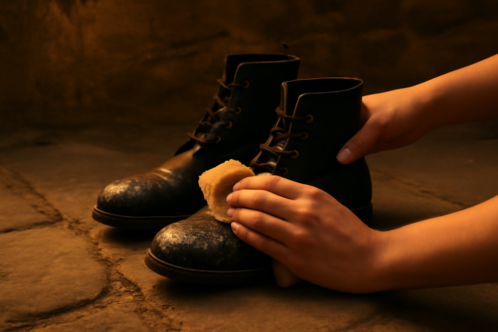 Comment enlever les traces de sel sur vos bottines ?