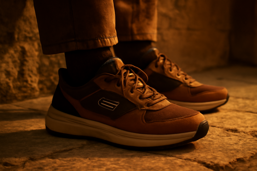 Est-ce que les baskets Skechers taillent normalement ou faut-il prendre une taille au-dessus ?