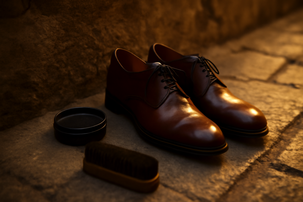 Pourquoi certaines boots ont-elles un cuir brillant ?