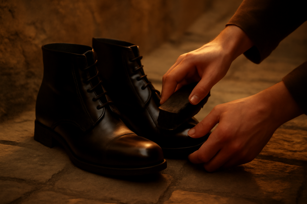 Comment entretenir des bottines vernies par temps froid ?