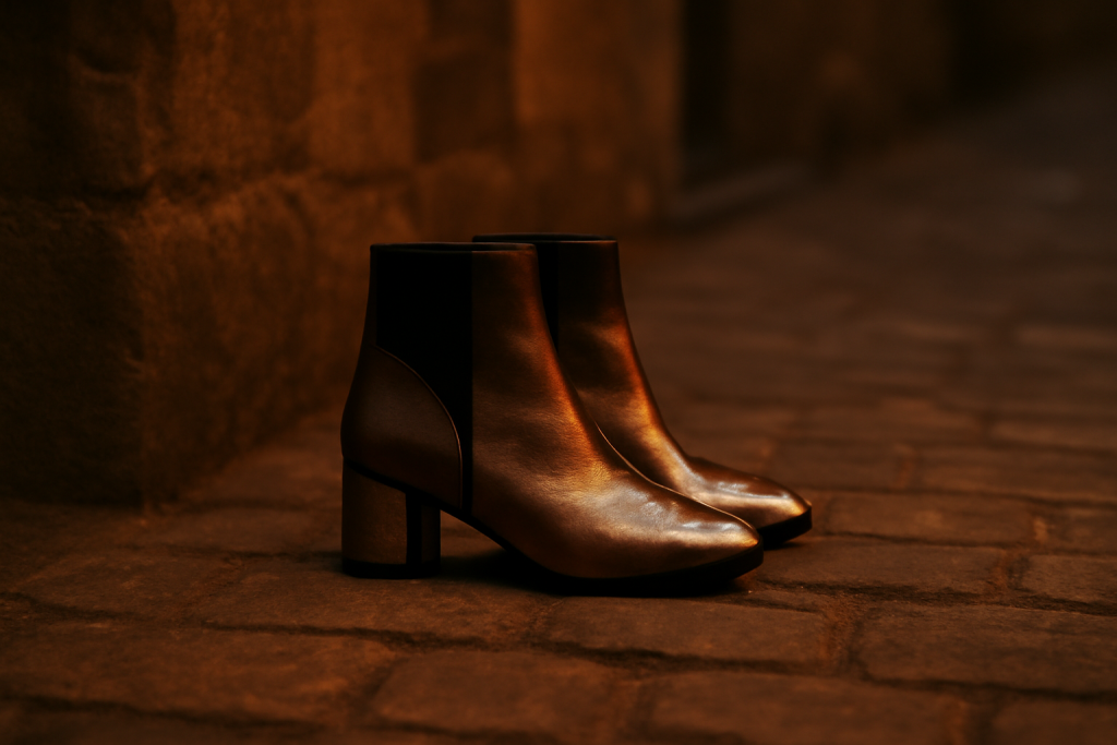 Les bottines métallisées sont-elles faciles à assumer ?
