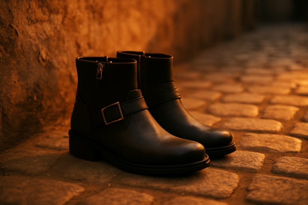 Comment porter des bottines motardes avec style ?