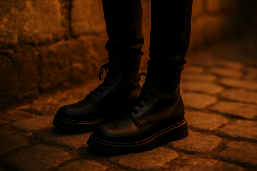 Comment créer un look edgy avec des boots ?