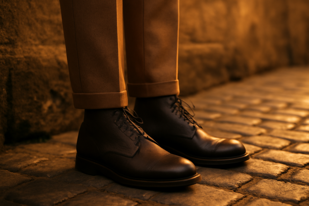 Peut-on porter des boots avec un costume décontracté ?