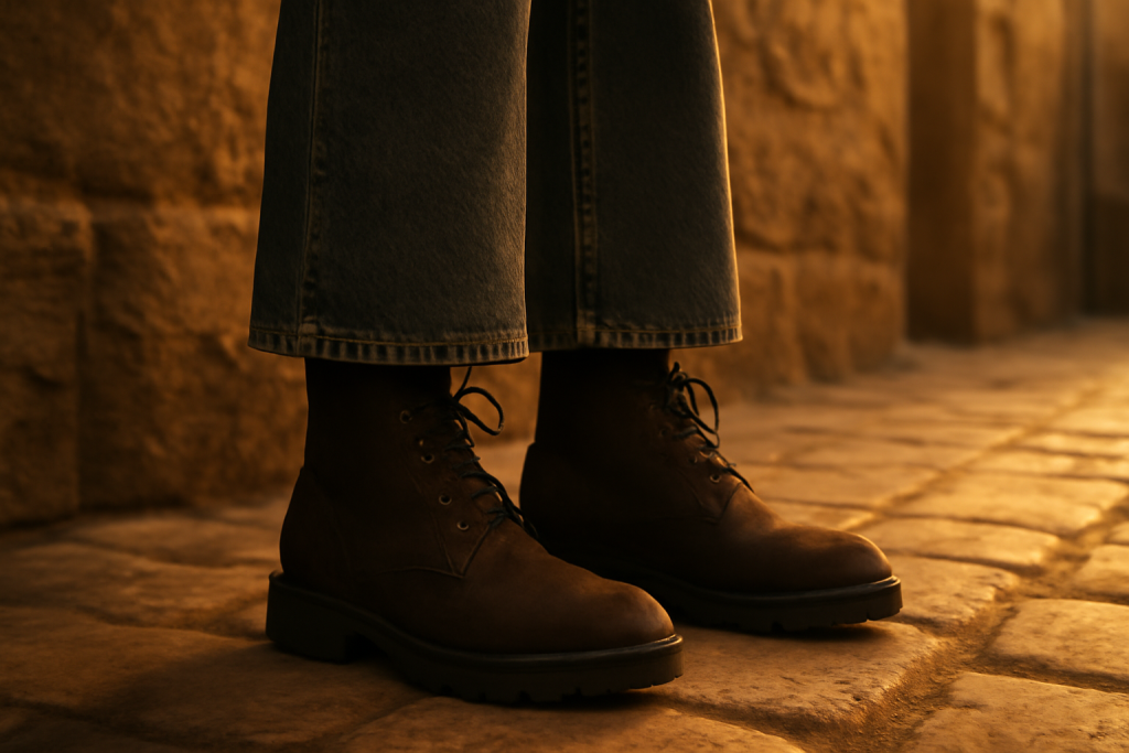 Quelles boots porter avec un jean large ?