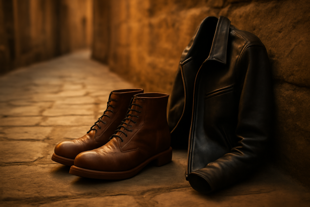 Comment porter des boots avec une veste en cuir ?