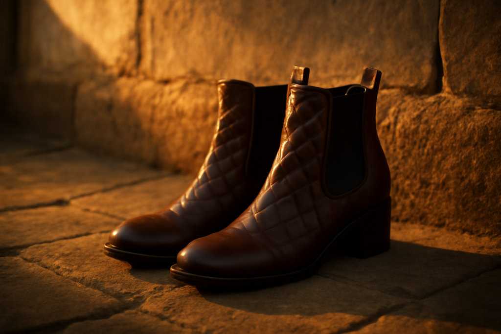 Pourquoi choisir des bottines en cuir matelassé ?