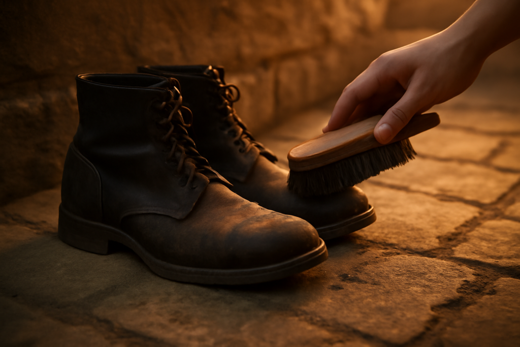 Comment enlever la poussière sur des boots sans les abîmer ?