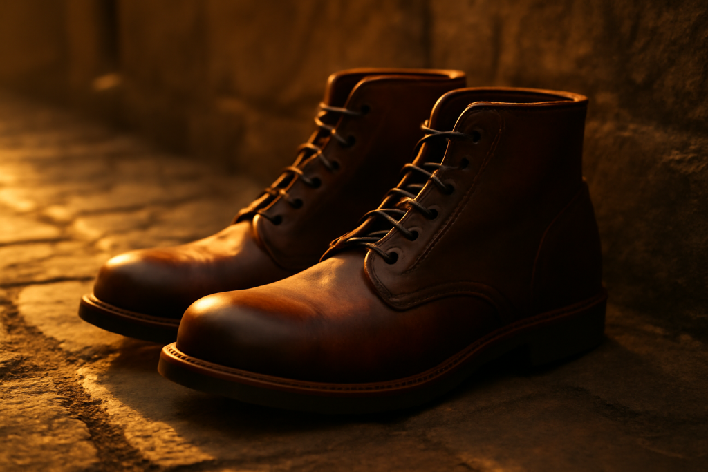 Quels sont les avantages du cuir ciré pour des boots ?