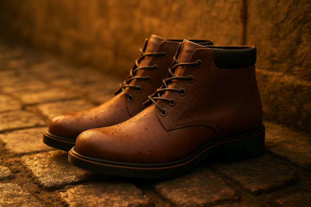 Comment éviter les taches d’eau sur des boots en cuir ?