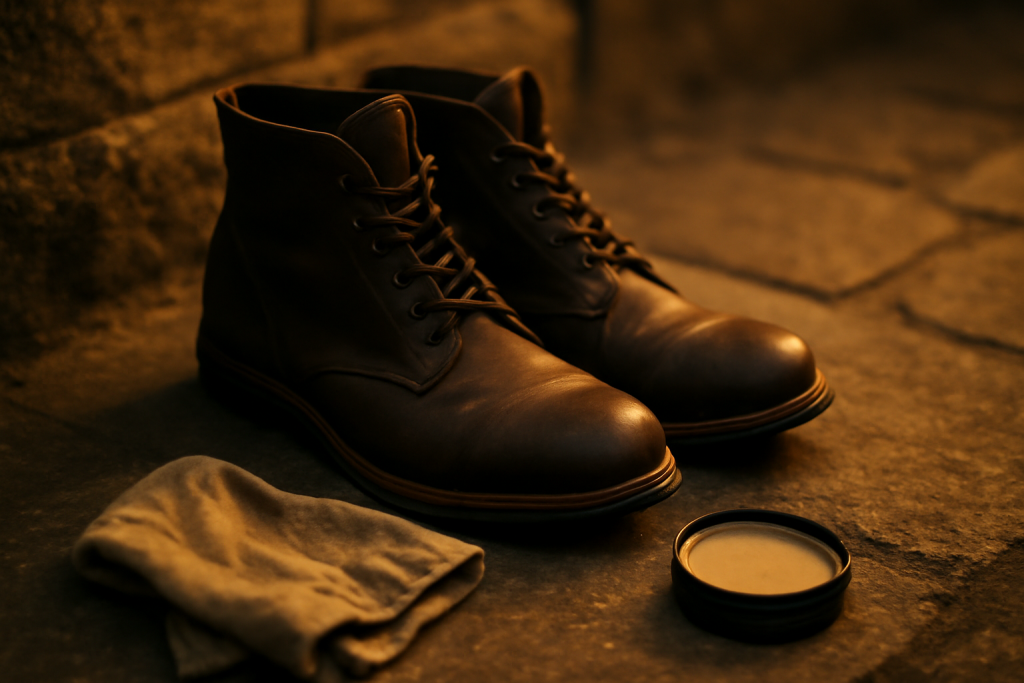 Comment garder ses boots en bon état sans les cirer trop souvent ?