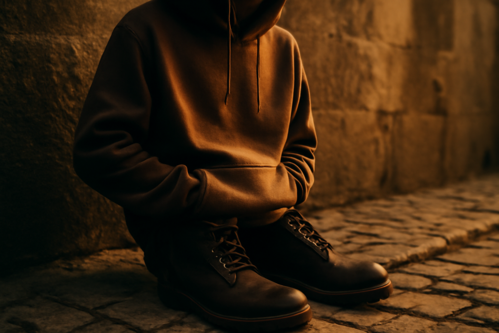 Peut-on porter des boots avec un hoodie sans faire négligé ?