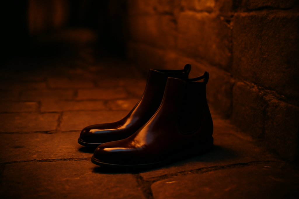 Pourquoi les bottines en cuir brillant attirent-elles autant le regard ?