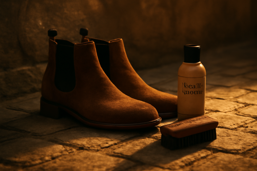 Comment raviver la couleur de boots en daim ternies ?
