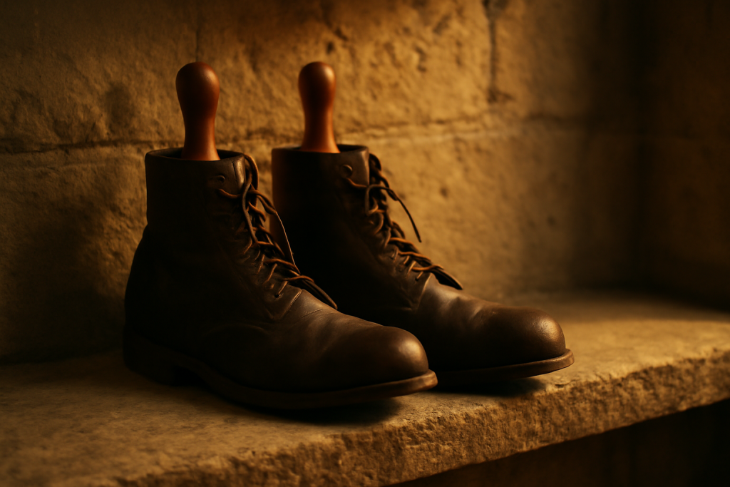 Comment redonner de la forme à des boots qui se sont affaissées ?
