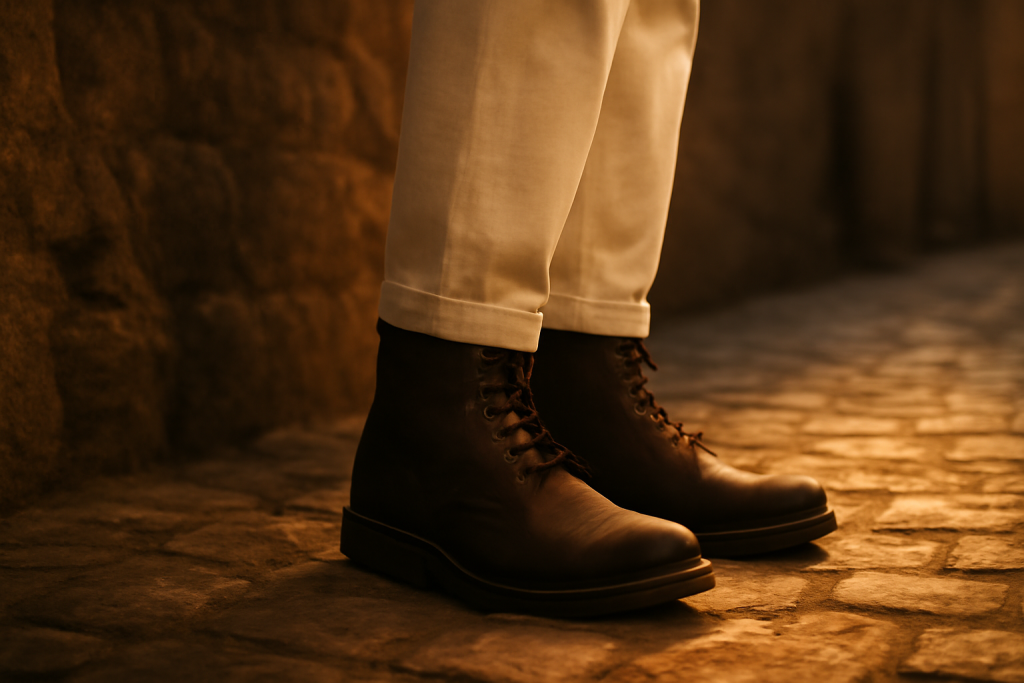 Peut-on porter des boots avec un pantalon blanc ?