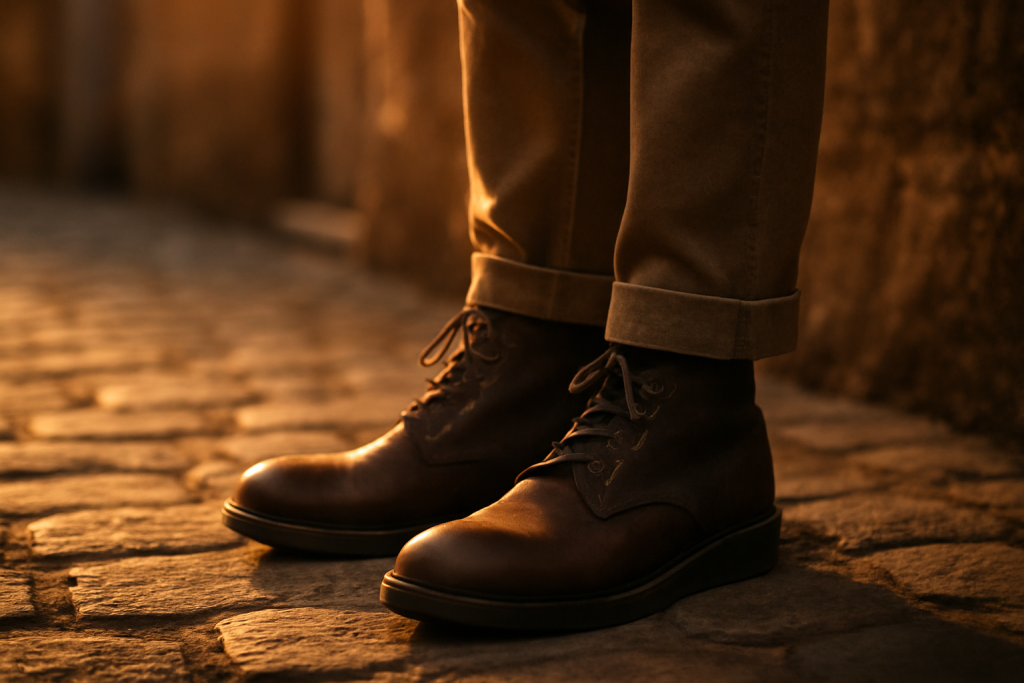 Quelles boots associer avec un pantalon kaki ?