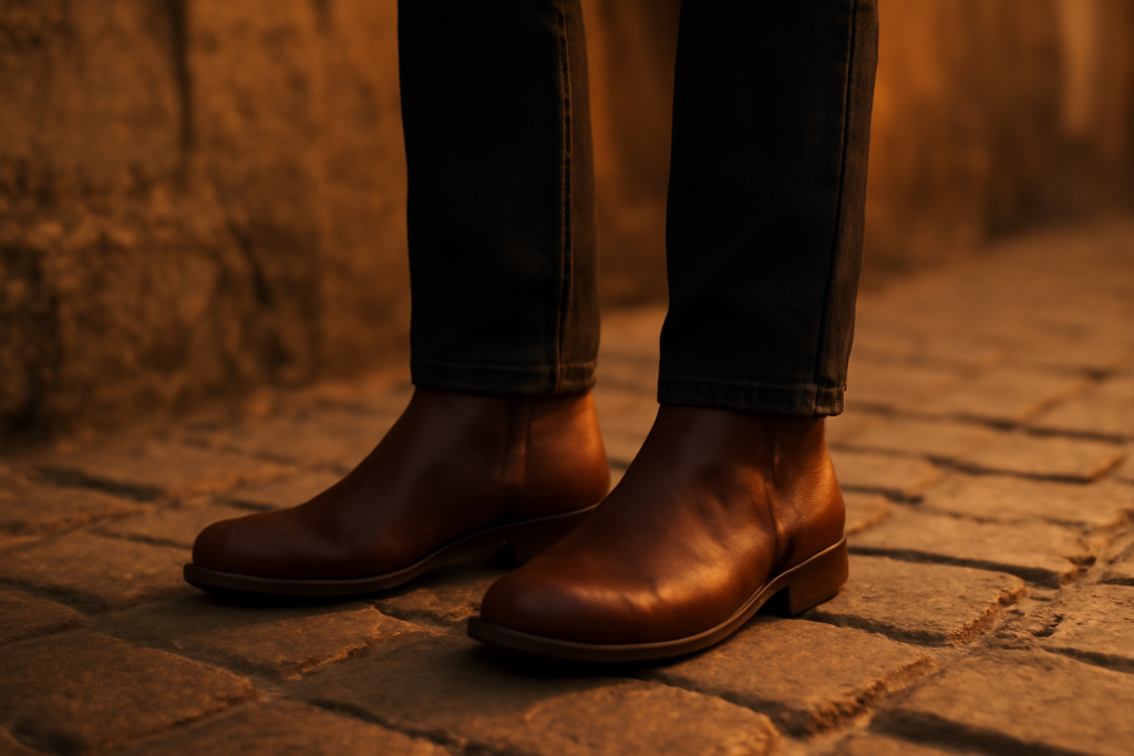 Quelles boots associer avec un jean noir droit ?