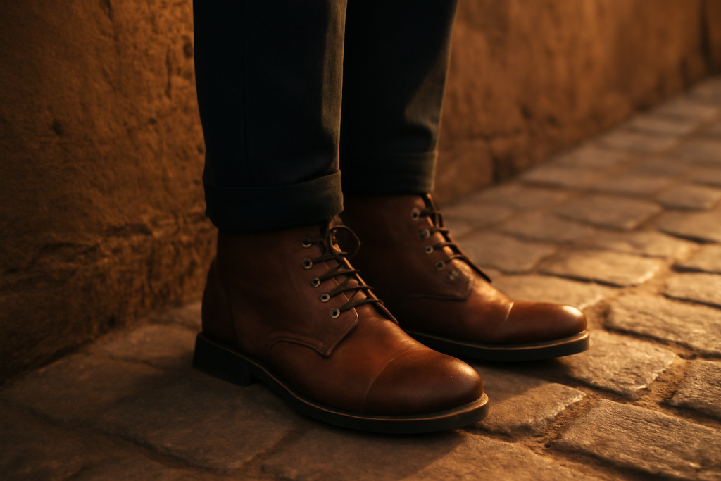 Quelles boots porter avec un pantalon bleu marine ?
