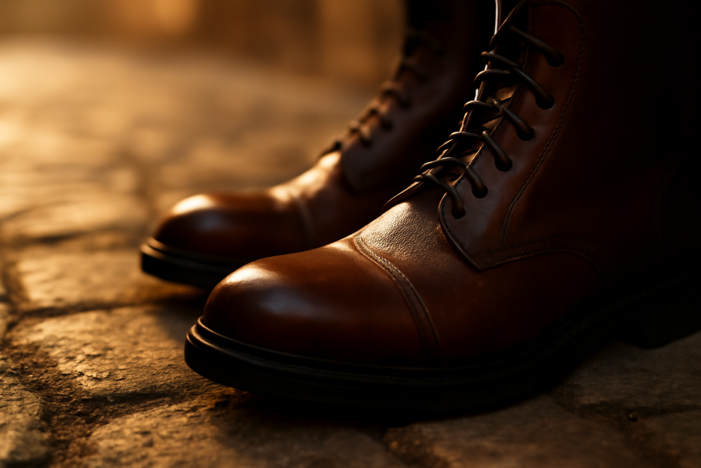 Pourquoi choisir un cuir brillant pour des boots ?