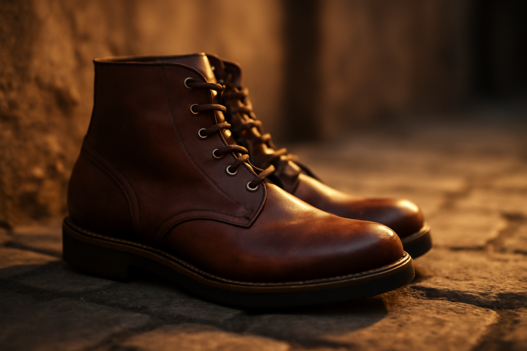 Pourquoi le cuir ciré est-il apprécié pour des boots ?