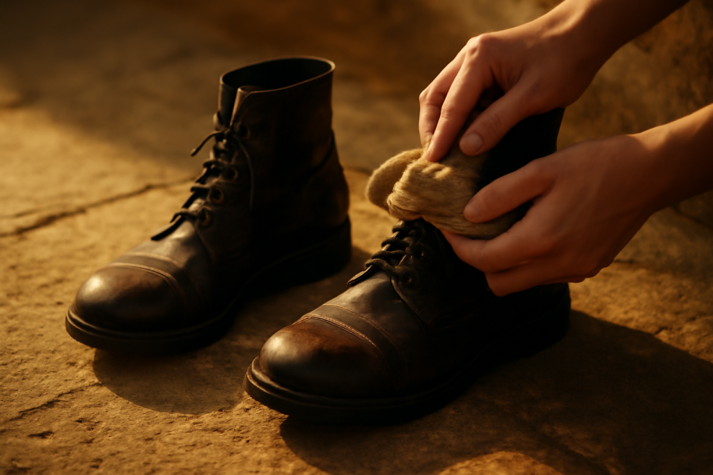 Comment nettoyer ses boots après une journée en ville ?