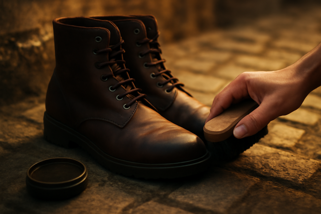 Comment nettoyer des boots en cuir mat sans traces ?