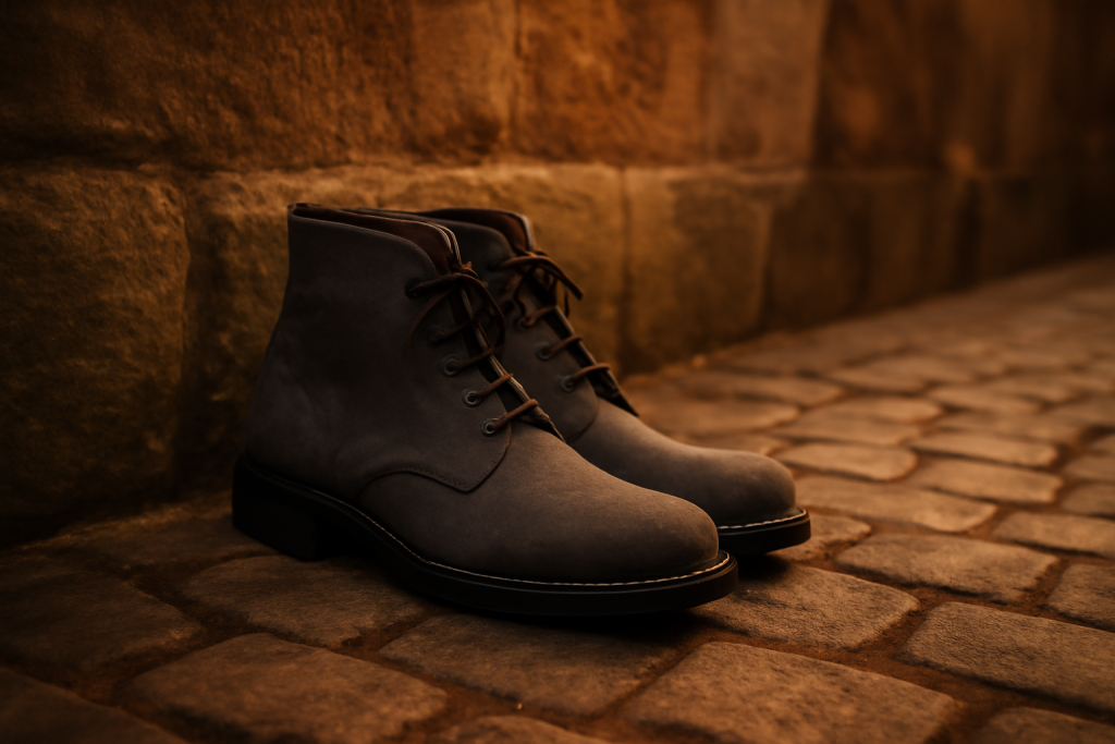 Quelles boots avec un pantalon gris ajusté ?