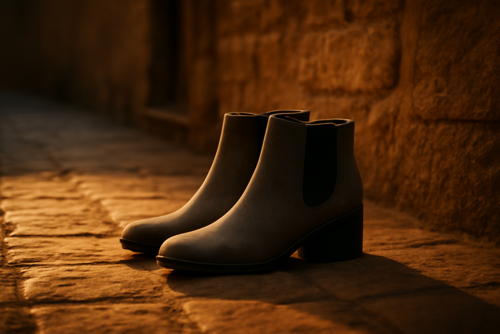 Quelles boots porter avec un pantalon gris court ?