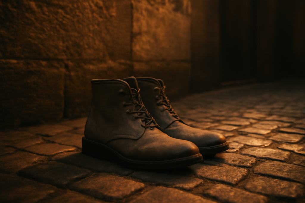 Quelles boots avec un pantalon gris large ?