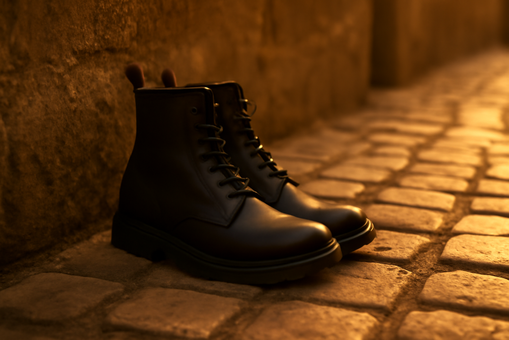 Quelles boots avec un pantalon marine ajusté ?