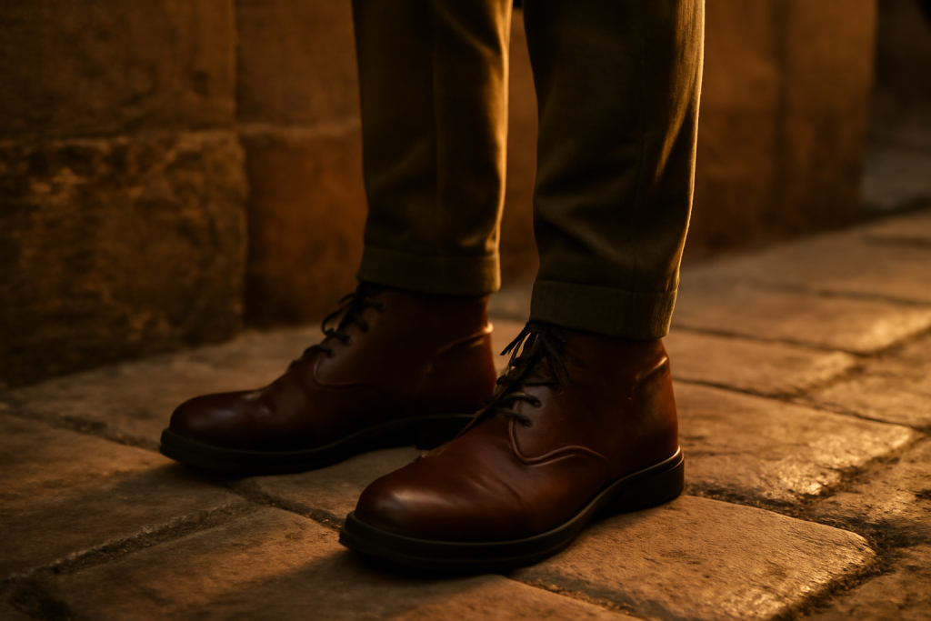 Quelles boots porter avec un pantalon olive ?