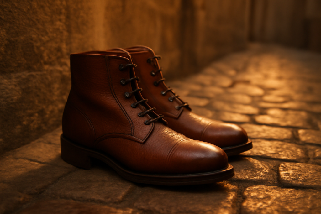 Les bottines marron structurées sont-elles faciles à porter ?