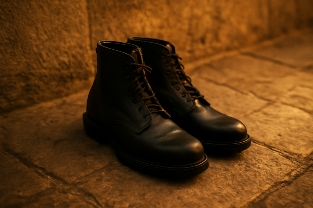 Comment entretenir des boots en cuir noir ?