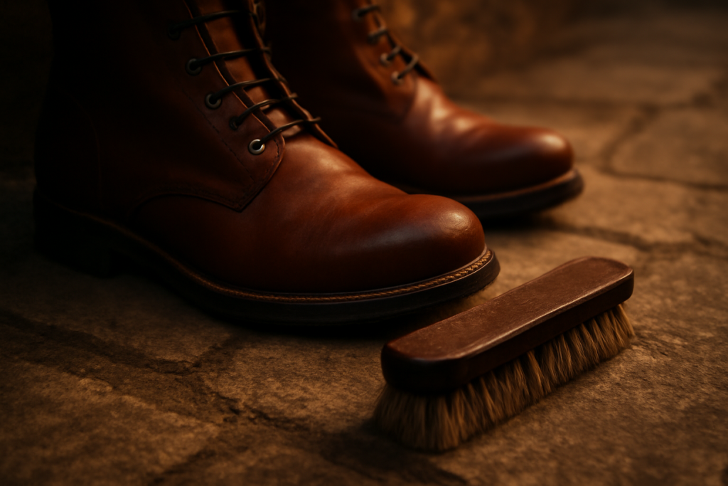 Comment utiliser une brosse pour nettoyer ses boots ?