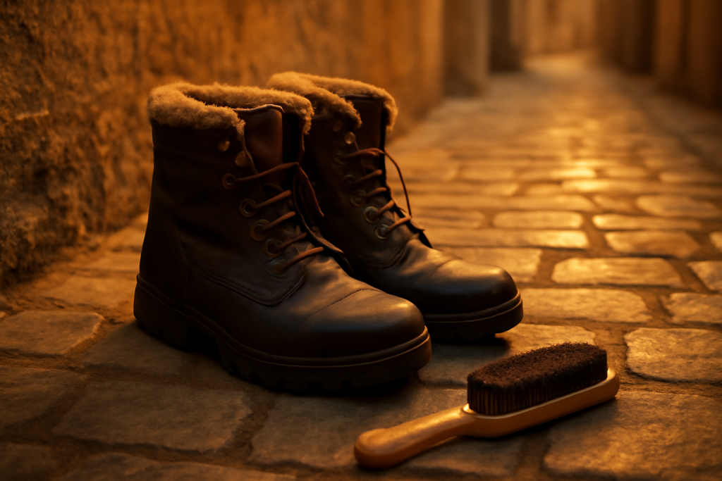 Comment entretenir ses boots rapidement en hiver ?