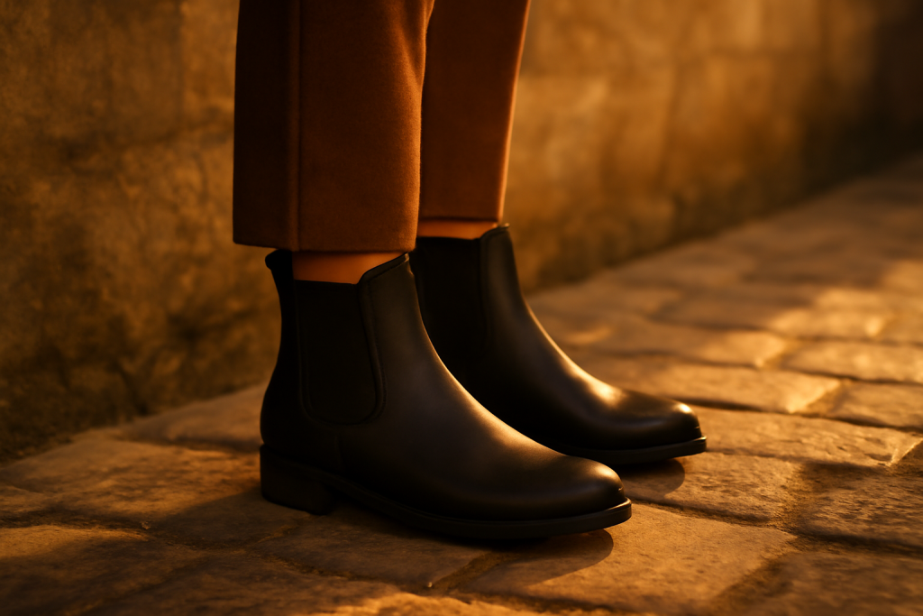 Quelles tenues avec des Chelsea boots noires femme ?